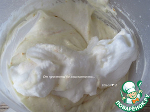 Рулет с творожным сыром и апельсином