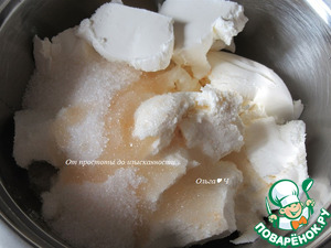 Рулет с творожным сыром и апельсином