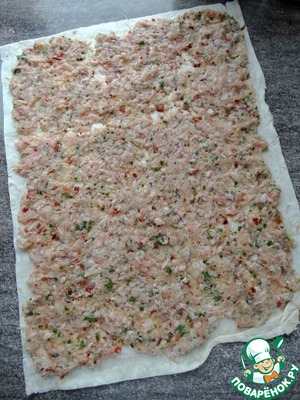 Рулетики-гриль из лаваша с индейкой