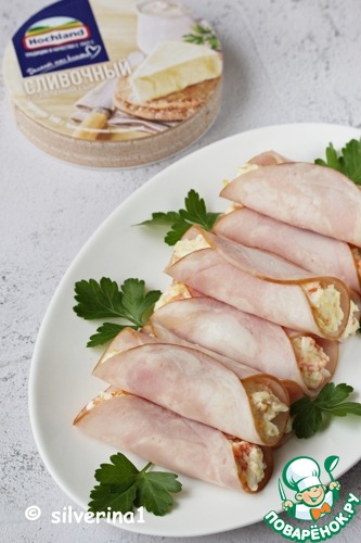 Рулетики с сыром и морковью Рулетики с сыром и морковью