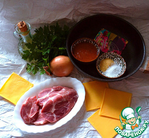 Рулетики с сыром и жареным луком