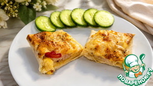 Рыба с сыром в лаваше