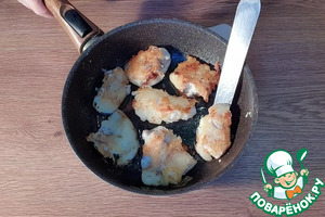 Рыба, жаренная в белковом кляре Рыба, жаренная в белковом кляре
