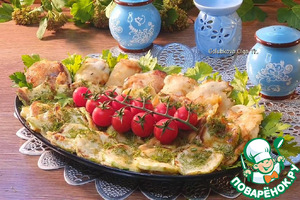 Рыба, жаренная в белковом кляре