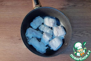 Рыба, жаренная в белковом кляре