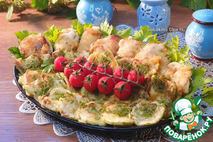 Рыба, жаренная в белковом кляре Рыба, жаренная в белковом кляре