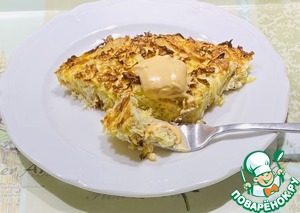 Рыбная запеканка с пекинской капустой