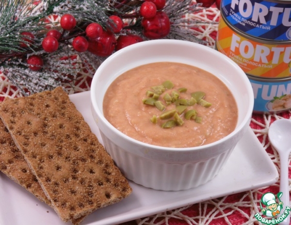 Рыбно-фасолевый паштет с оливками