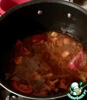 Рыбное карри с манго