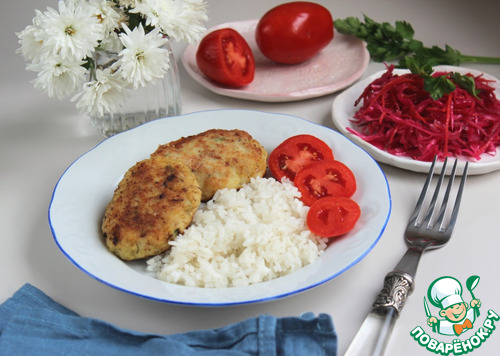 Рыбные котлеты с овсяными хлопьями