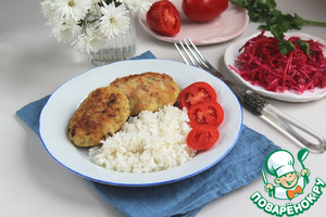 Рыбные котлеты с овсяными хлопьями