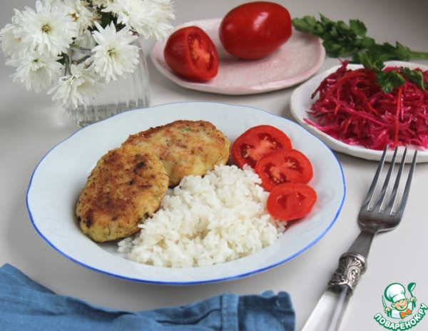 Рыбные котлеты с овсяными хлопьями