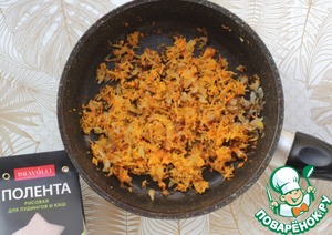 Рыбные котлеты с рисовой полентой