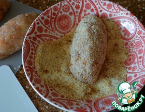 Рыбные котлеты с творожно-сливочной начинкой