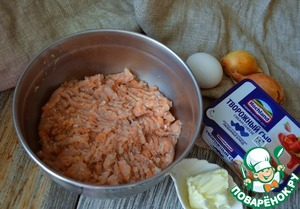 Рыбные котлеты с творожно-сливочной начинкой