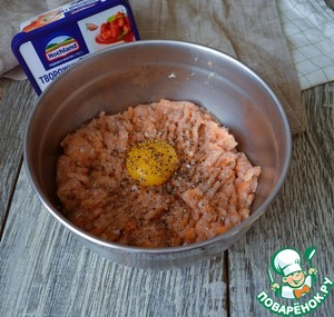 Рыбные котлеты с творожно-сливочной начинкой