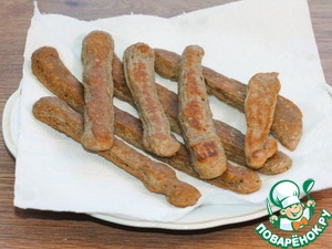 Рыбные полоски с лимонно-медовым соусом