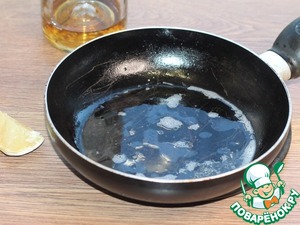 Рыбные полоски с лимонно-медовым соусом