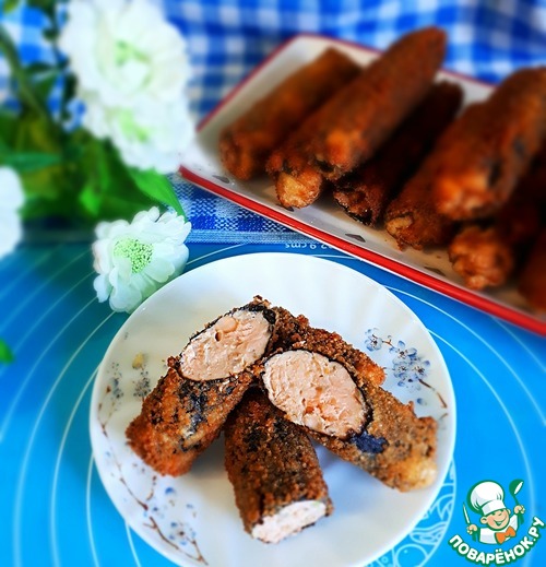 Рыбные трубочки в листах нори Рыбные трубочки в листах нори