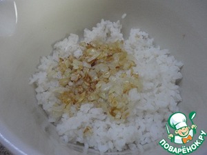 Рыбный пирог с рисом