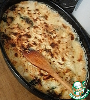 Рыбный пирог-запеканка
