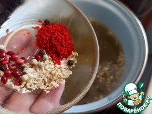 Рыбный сливочный суп с полентой Рыбный сливочный суп с полентой