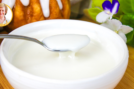 Сахарная помадка без яиц и желатина! сахарная глазурь для куличей и булочек Сахарная помадка без яиц и желатина! сахарная глазурь для куличей и булочек