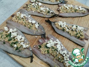 Салака или сардина фаршированная брынзой Салака или сардина фаршированная брынзой