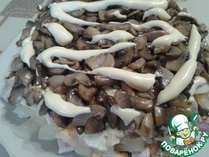 Салат "Ананасы под шубой"