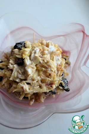 Салат-десерт с черносливом