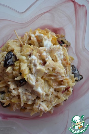 Салат-десерт с черносливом