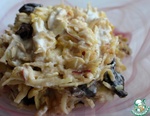 Салат-десерт с черносливом