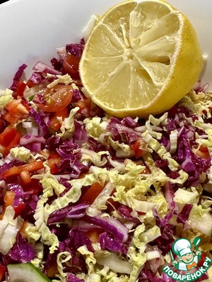 Салат. Две пекинские капусты и … Салат. Две пекинские капусты и …