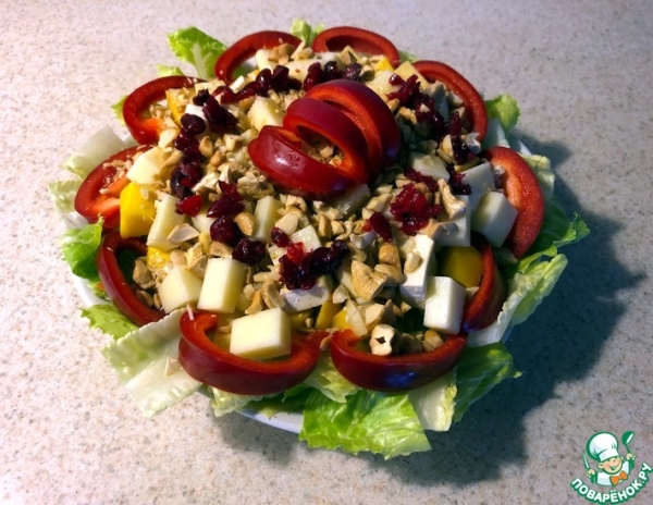 Салат "Экзотический цветок" Салат "Экзотический цветок"