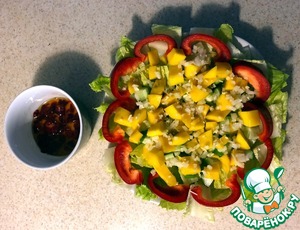 Салат "Экзотический цветок" Салат "Экзотический цветок"