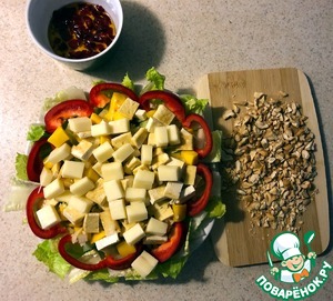 Салат "Экзотический цветок" Салат "Экзотический цветок"