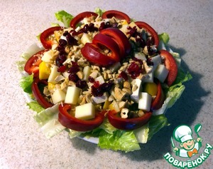 Салат "Экзотический цветок" Салат "Экзотический цветок"