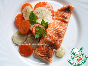 Салат-гарнир из дайкона и моркови Салат-гарнир из дайкона и моркови