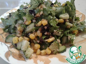 Салат-гарнир с кукурузой Салат-гарнир с кукурузой