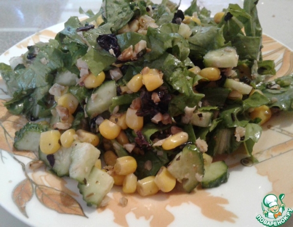 Салат-гарнир с кукурузой Салат-гарнир с кукурузой