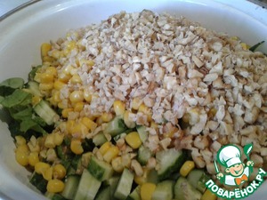 Салат-гарнир с кукурузой Салат-гарнир с кукурузой