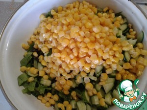 Салат-гарнир с кукурузой Салат-гарнир с кукурузой