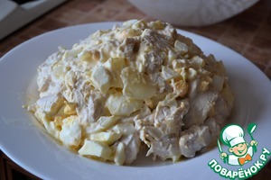 Салат "Гнездо глухаря" диетический Салат "Гнездо глухаря" диетический