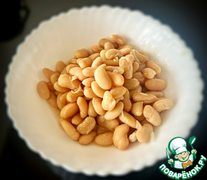 Салат. Грибы и фасоль с постным майонезом