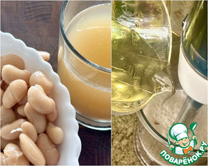 Салат. Грибы и фасоль с постным майонезом