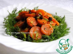 Салат из бланшированной моркови Салат из бланшированной моркови