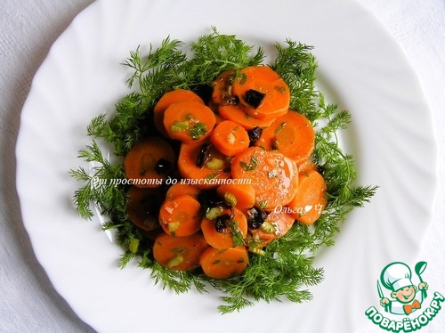 Салат из бланшированной моркови Салат из бланшированной моркови