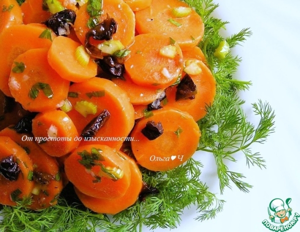 Салат из бланшированной моркови Салат из бланшированной моркови