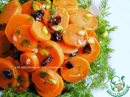 Салат из бланшированной моркови Салат из бланшированной моркови