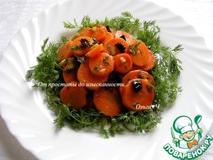 Салат из бланшированной моркови Салат из бланшированной моркови